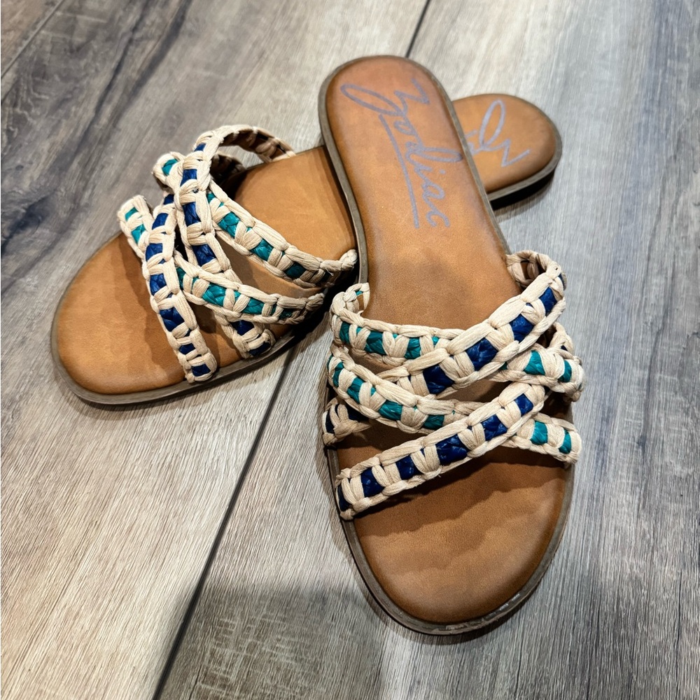 Zodiac Multi-Strap Slide Sandals Cerina 10